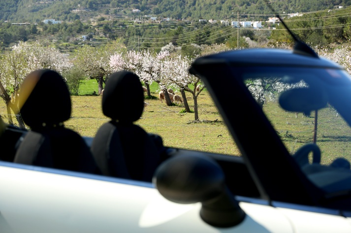 plans for winter in Ibiza rent a car moto luis