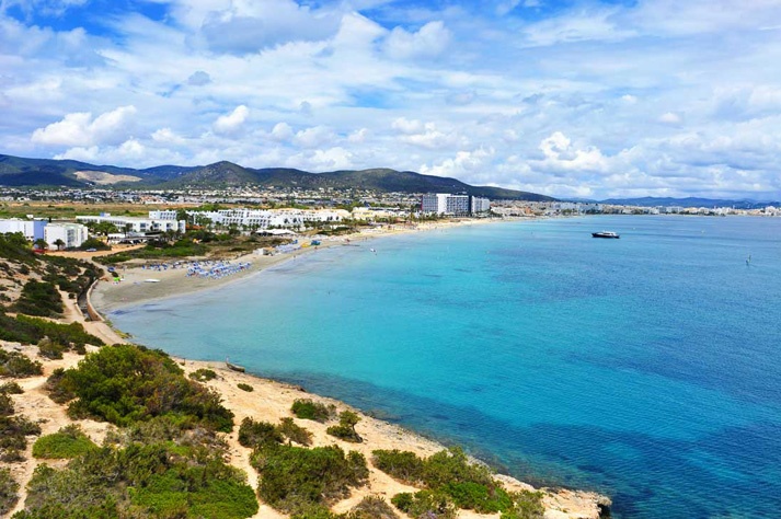 beaches Ibiza bossa hire car rent ibiza