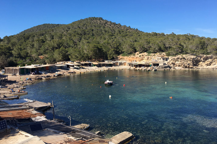 scooter Vespa route Ibiza hire rent car