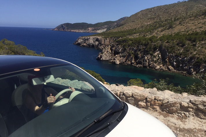 Ibiza 2018 hire a car rent a car routes around Ibiza