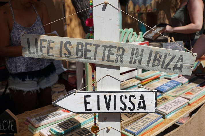 street market Ibiza rent a car
