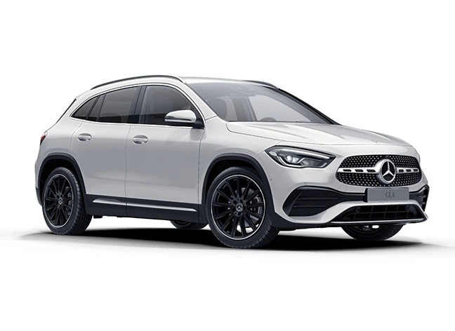 Mercedes Gla car hire at Moto Luis Ibiza