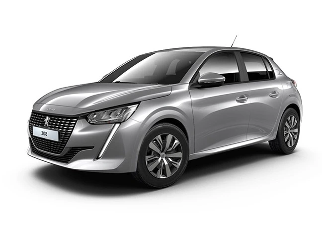 Peugeot 208 car hire at Moto Luis Ibiza