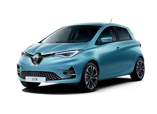 Renault Zoe car hire at Moto Luis Ibiza