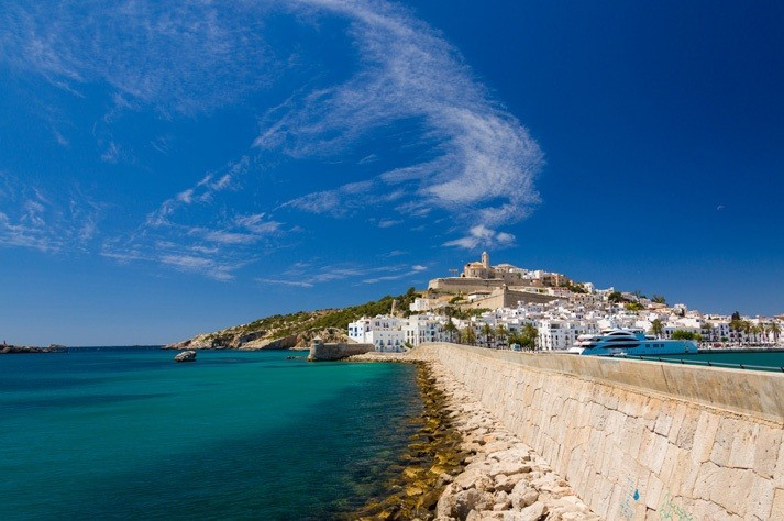 Ibiza town view in Ibiza
